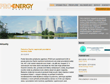 Tablet Screenshot of pro-energy.cz